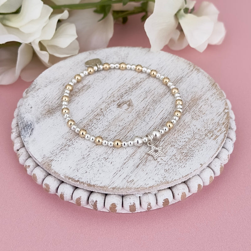 SS15 - Mixed Metal Star Bracelet