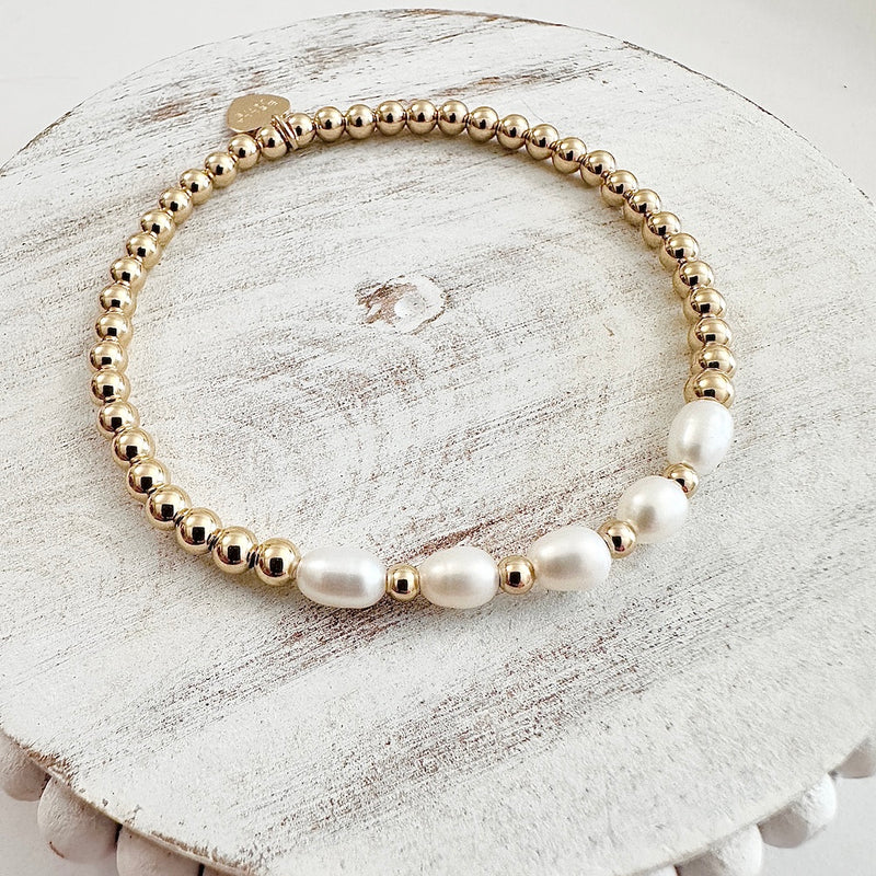 Gold Pearlfection Bracelet