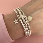 SS26 - Ivory Bobble Heart Bracelet