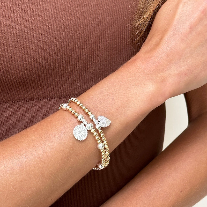 Personalised Bobble Disc Bracelet