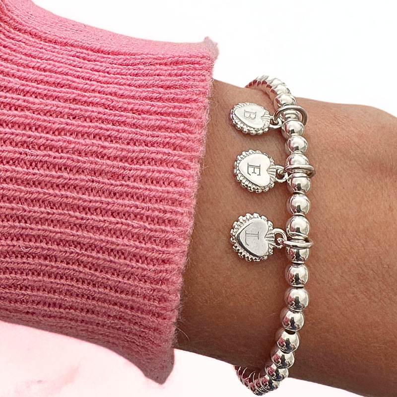 Personalised Initial Disc Bracelet (3 discs)