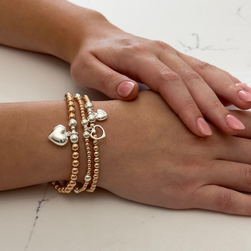 Rose Gold Small Heart Bracelet