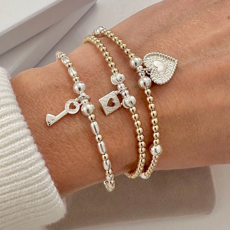 Personalised Heart of Hearts Bracelet