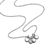 Personalised Initial Disc Necklace (4 discs)
