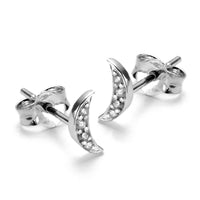 Sparkly Moon Earrings