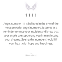 Text describing what angel number 1111 means