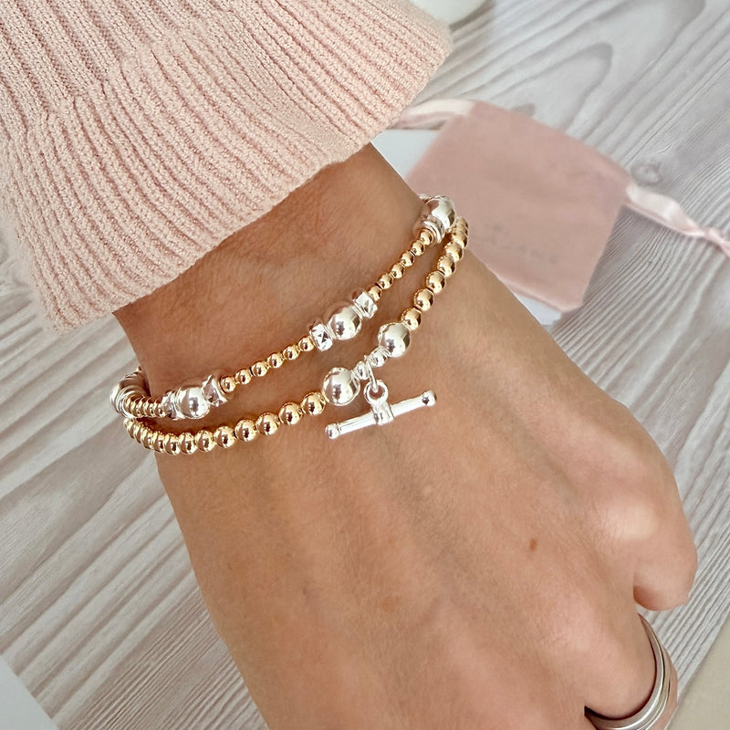 T-Bar Bracelet Duo
