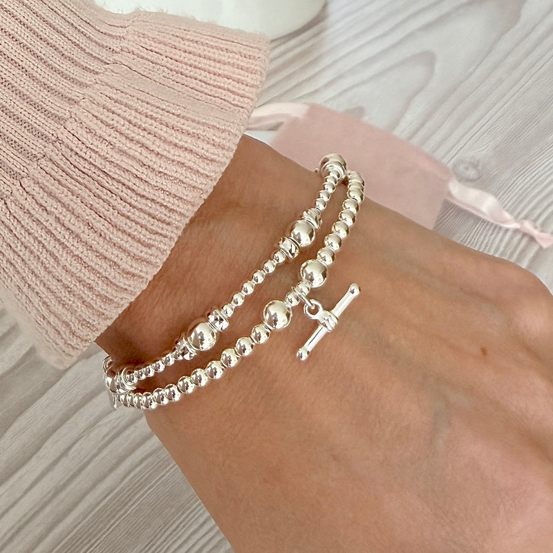T-Bar Bracelet Duo