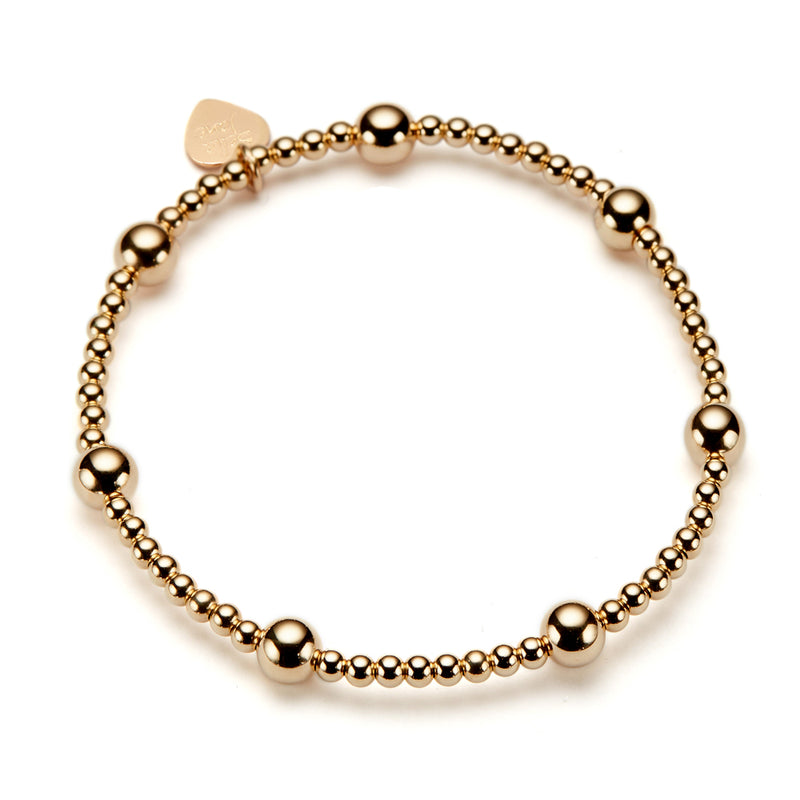 Gold ball bracelet discount tiffany