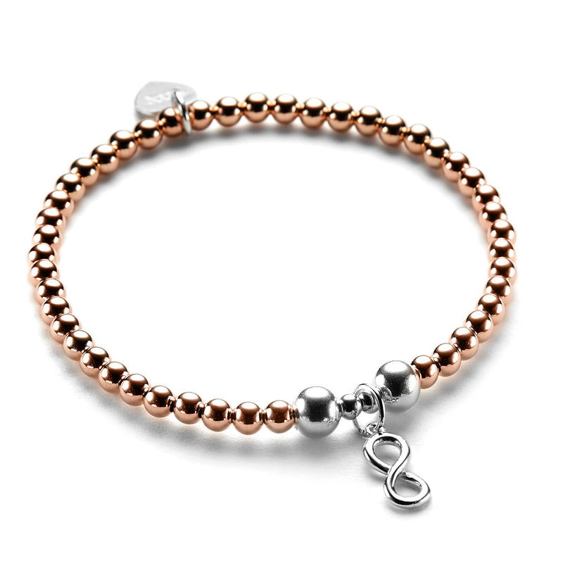 Rose Gold Infinity Bracelet