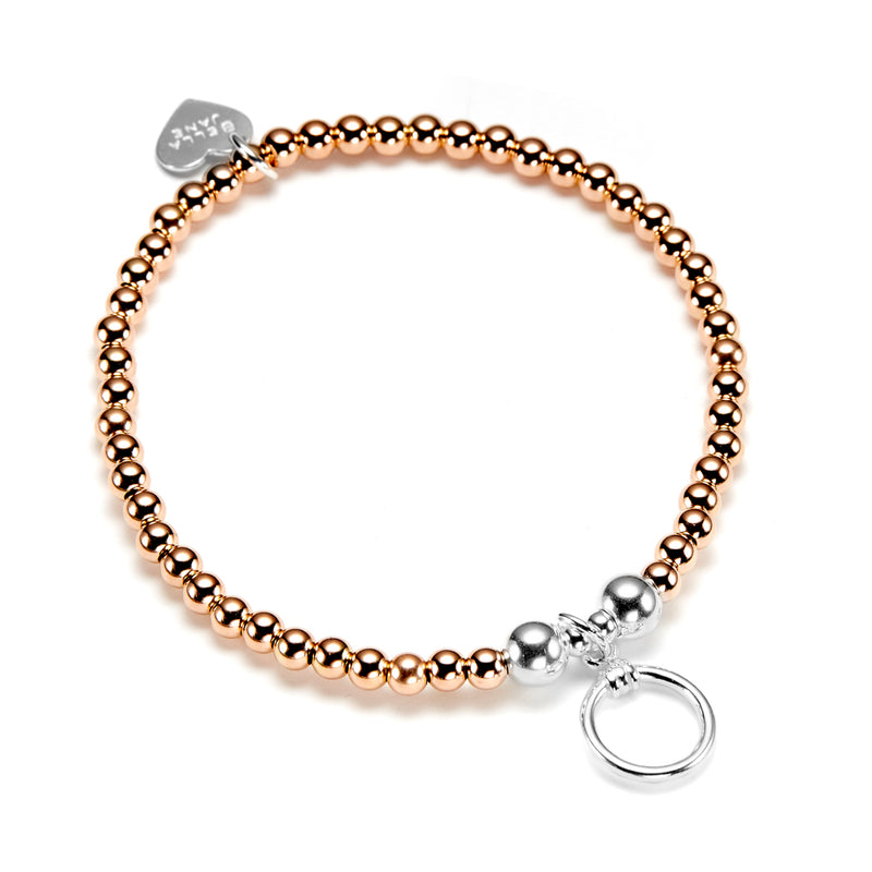 Rose Gold Circle of Love Bracelet