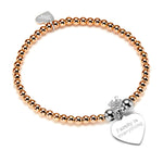 Rose Gold Family Bracelet