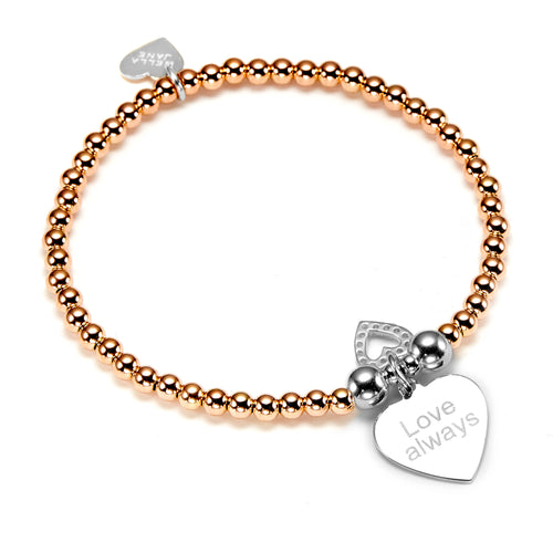 Rose Gold Love Always Bracelet