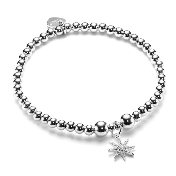 sterling silver starburst bracelet
